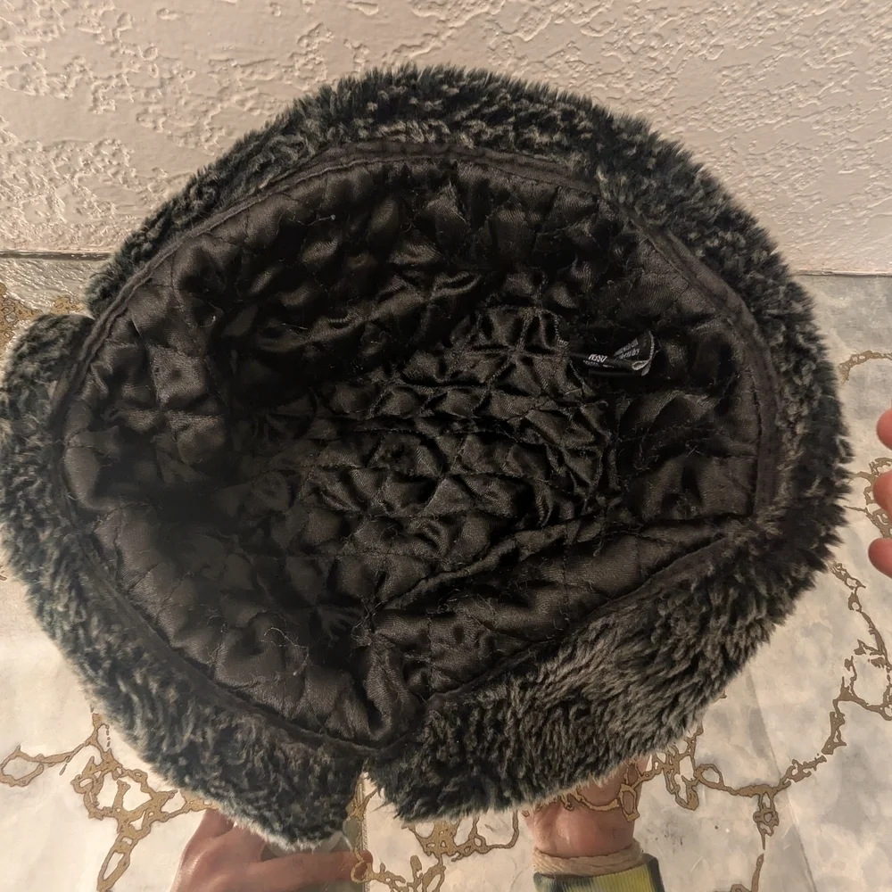 Mens Black Winter Jacket with Fur Lining